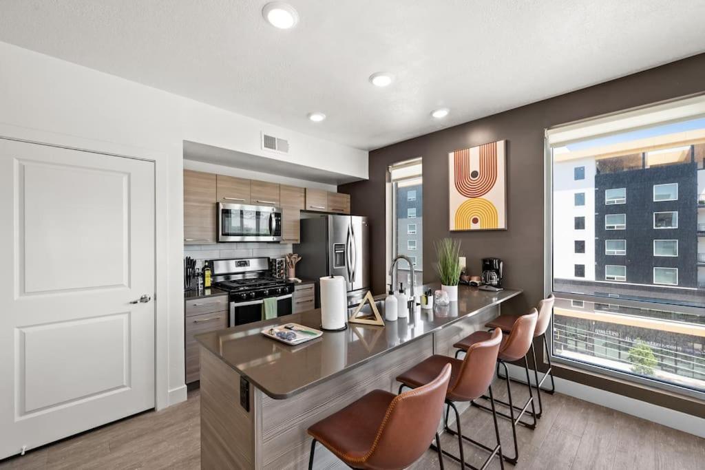 Apartamento Lux 2 Bd Boho In Heart Of Slc Salt Lake City Exterior foto