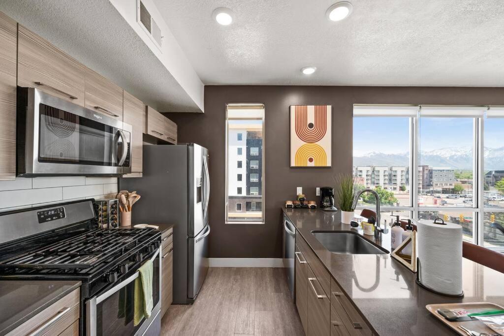 Apartamento Lux 2 Bd Boho In Heart Of Slc Salt Lake City Exterior foto